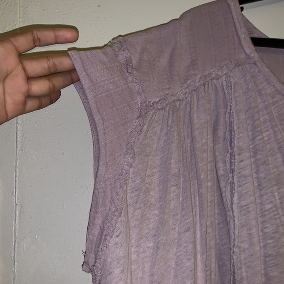 Free People Lavender Blouse - Picture 3 of 8